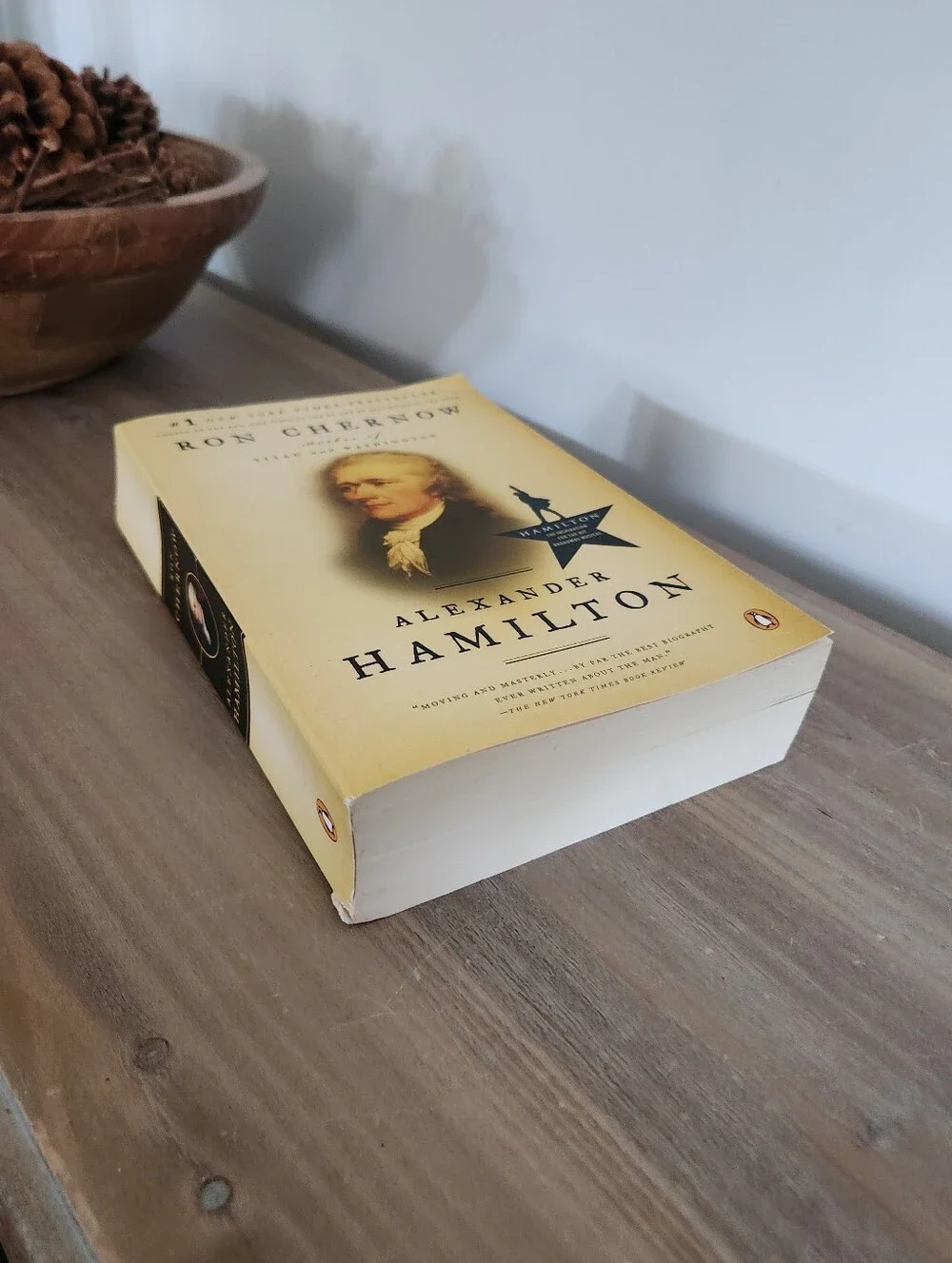 Alexander Hamilton Ron Chernow Paperback Biography Broadway Musical History
